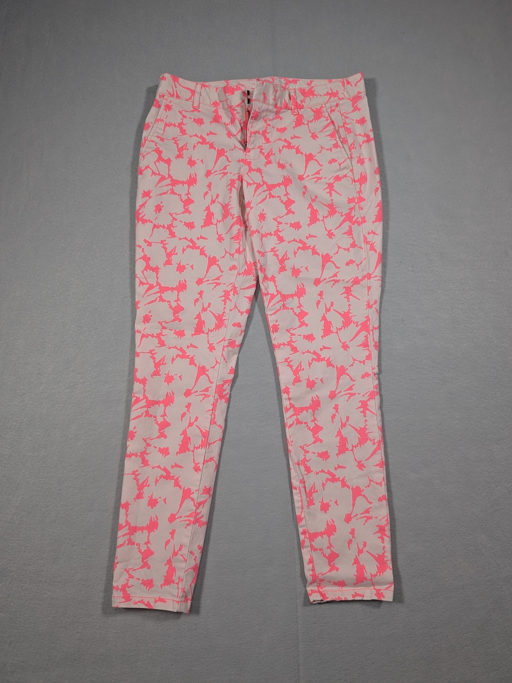 GAP Pink Neon Patterned Ankle Pants #97